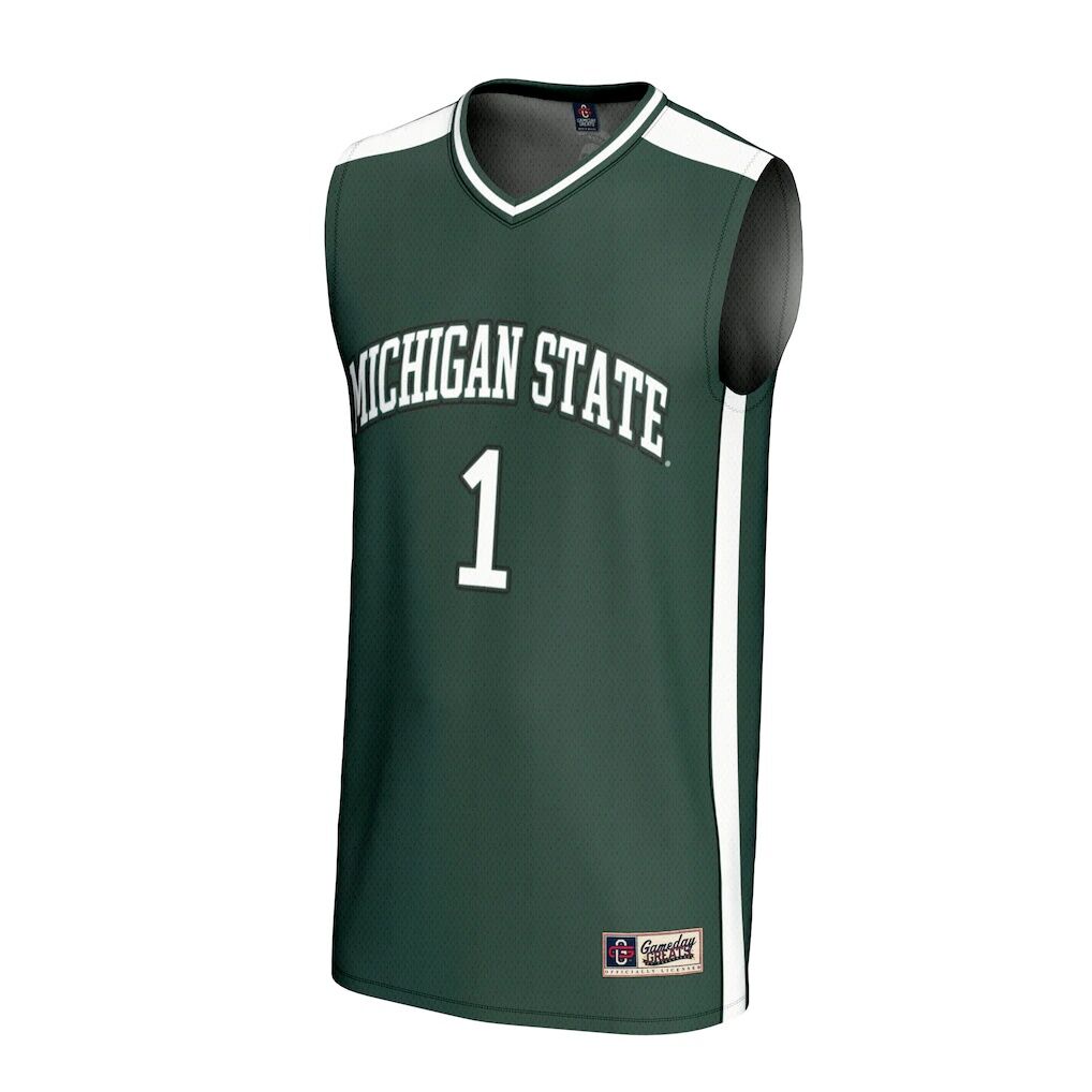 #1 Michigan State Spartans GameDay Greats Youth Lightweight Collegiate Basketball Fashion Jersey