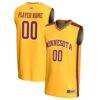 Minnesota Golden Gophers GameDay Greats Unisex NIL Pick-A-Player Lightweight Men's Basketball Fashion Jersey - Gold - Front View