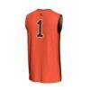 #1 Oregon State Beavers GameDay Greats Youth Lightweight Collegiate Basketball Fashion Jersey - Orange - Detail View