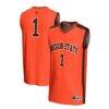 #1 Oregon State Beavers GameDay Greats Youth Lightweight Collegiate Basketball Fashion Jersey - Orange - Front View