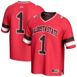#1 Valdosta State Blazers GameDay Greats Lightweight Collegiate Football Fashion Jersey - Red - Front View