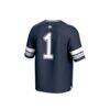 #1 New Hampshire Wildcats GameDay Greats Lightweight Collegiate Football Fashion Jersey - Navy - Detail View