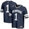 #1 New Hampshire Wildcats GameDay Greats Lightweight Collegiate Football Fashion Jersey - Navy - Front View