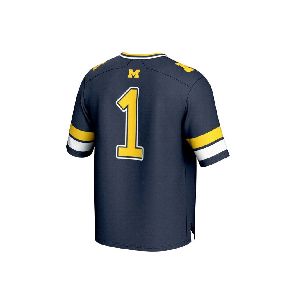 #1 Michigan Wolverines GameDay Greats Lightweight Collegiate Football Fashion Jersey