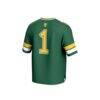 #1 NDSU Bison GameDay Greats Lightweight Collegiate Football Fashion Jersey - Green - Detail View
