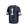 #1 New Hampshire Wildcats GameDay Greats Youth Lightweight Collegiate Football Fashion Jersey - Navy - Detail View