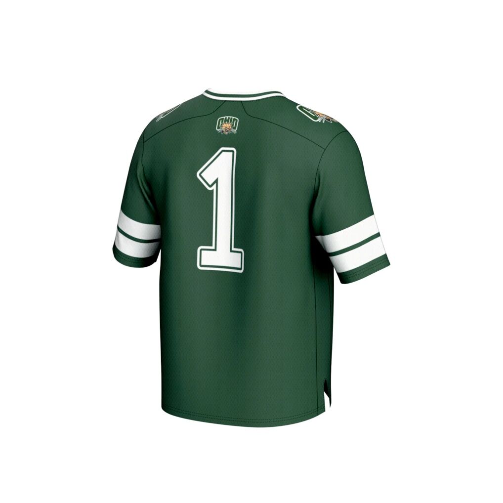 #1 Ohio Bobcats GameDay Greats Youth Lightweight Collegiate Football Fashion Jersey