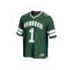 #1 Ohio Bobcats GameDay Greats Youth Lightweight Collegiate Football Fashion Jersey - Green - Side View