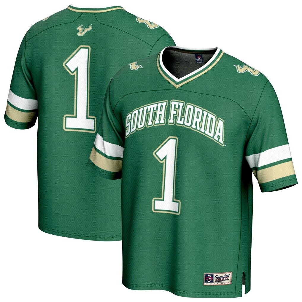 #1 South Florida Bulls GameDay Greats Youth Lightweight Collegiate Football Fashion Jersey