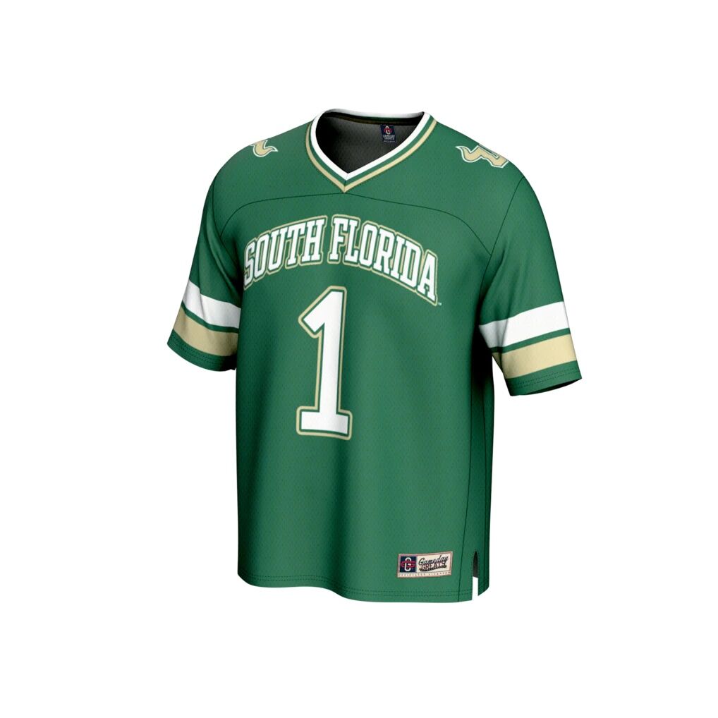 #1 South Florida Bulls GameDay Greats Youth Lightweight Collegiate Football Fashion Jersey
