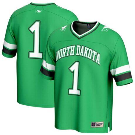 #1 North Dakota GameDay Greats Youth Lightweight Collegiate Football Fashion Jersey - - Front View