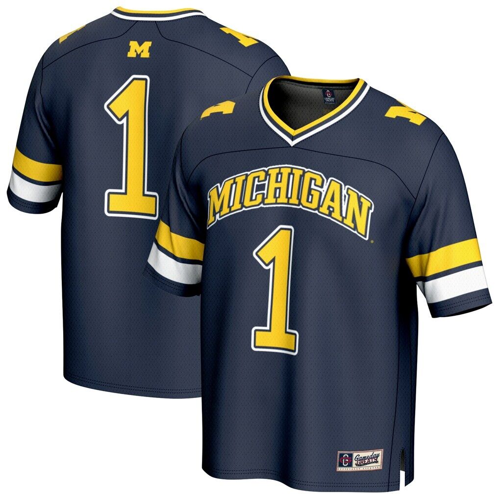 #1 Michigan Wolverines GameDay Greats Youth Lightweight Collegiate Football Fashion Jersey