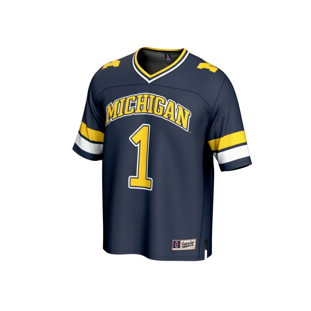 #1 Michigan Wolverines GameDay Greats Youth Lightweight Collegiate Football Fashion Jersey