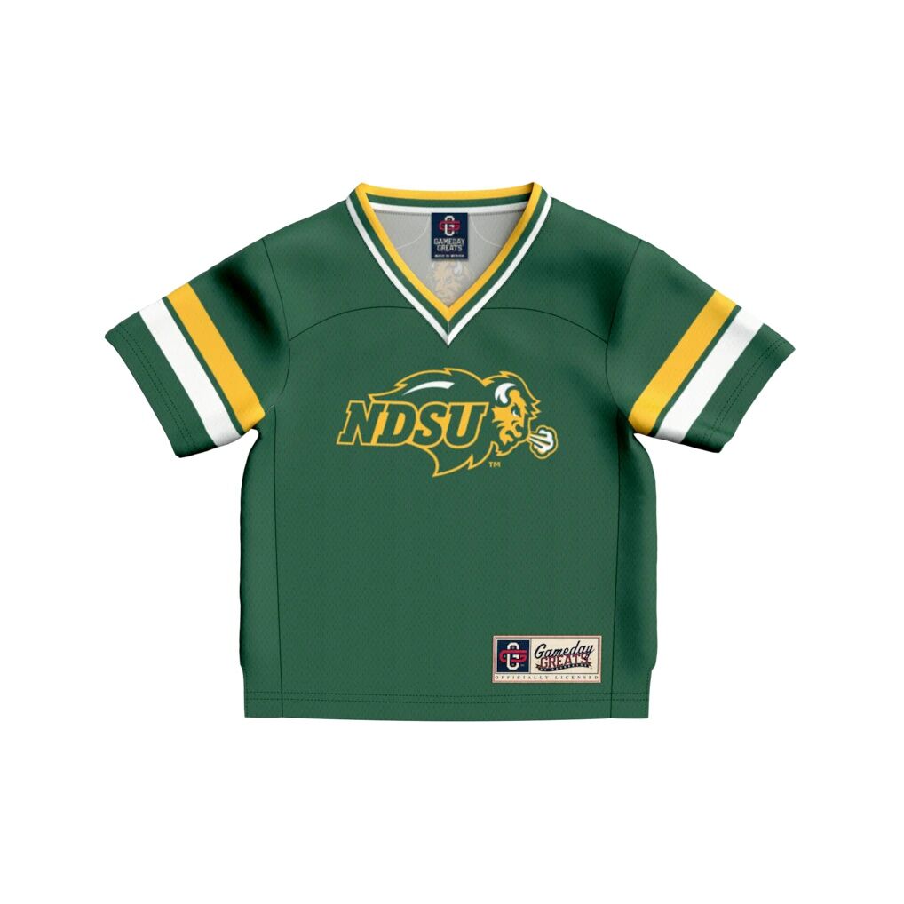 #1 NDSU Bison GameDay Greats Toddler Lightweight Collegiate Football Fashion Jersey