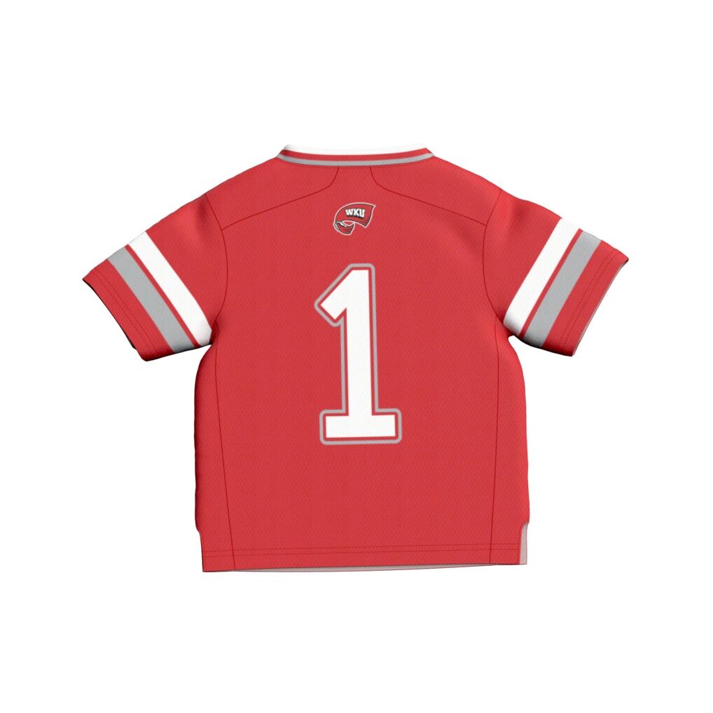 #1 Western Kentucky Hilltoppers GameDay Greats Toddler Lightweight Collegiate Football Fashion Jersey