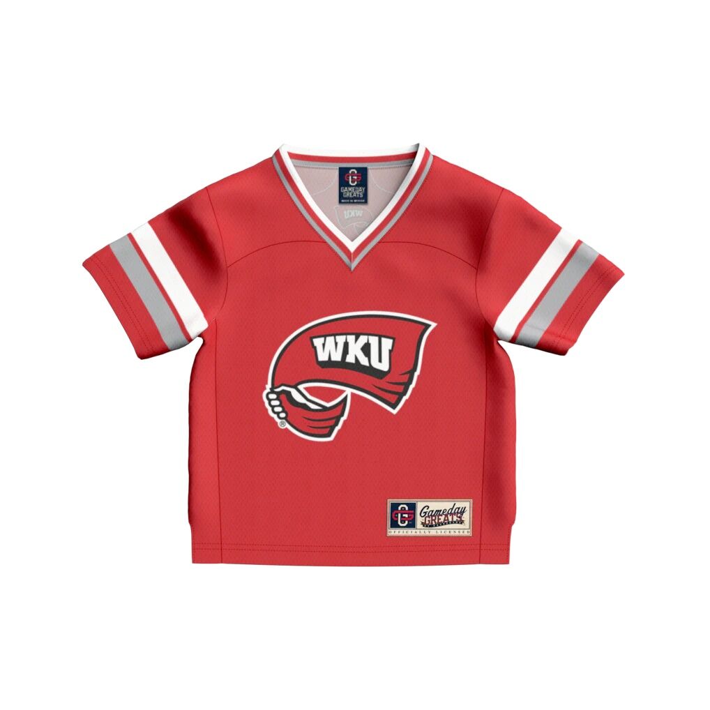 #1 Western Kentucky Hilltoppers GameDay Greats Toddler Lightweight Collegiate Football Fashion Jersey