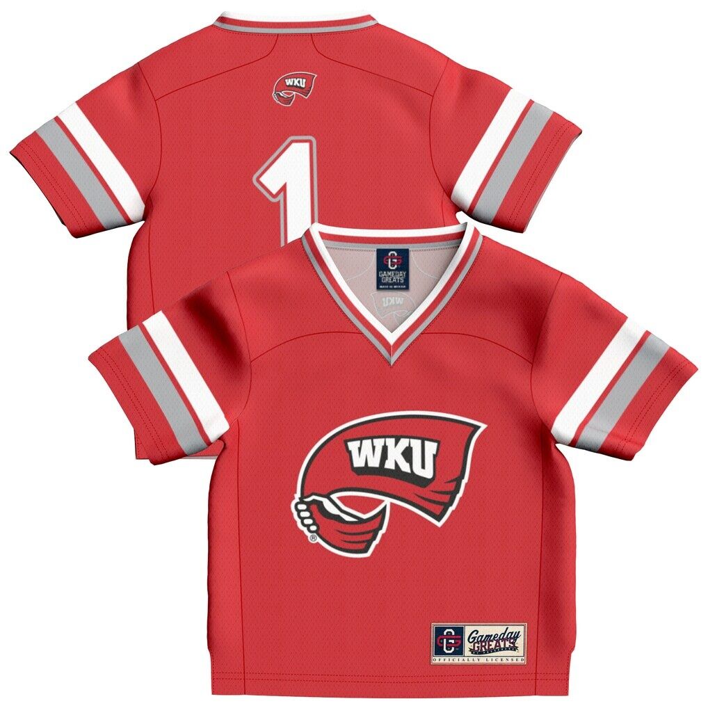 #1 Western Kentucky Hilltoppers GameDay Greats Infant Lightweight Collegiate Football Fashion Jersey