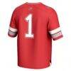 #1 Western Kentucky Hilltoppers GameDay Greats Unisex Lightweight Collegiate Football Fashion Jersey - Red - Detail View