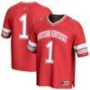 #1 Western Kentucky Hilltoppers GameDay Greats Unisex Lightweight Collegiate Football Fashion Jersey - Red - Front View
