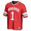#1 Western Kentucky Hilltoppers GameDay Greats Unisex Lightweight Collegiate Football Fashion Jersey - Red - Side View