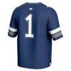 #1 Nevada Wolf Pack GameDay Greats Unisex Lightweight Collegiate Football Fashion Jersey - Navy - Detail View