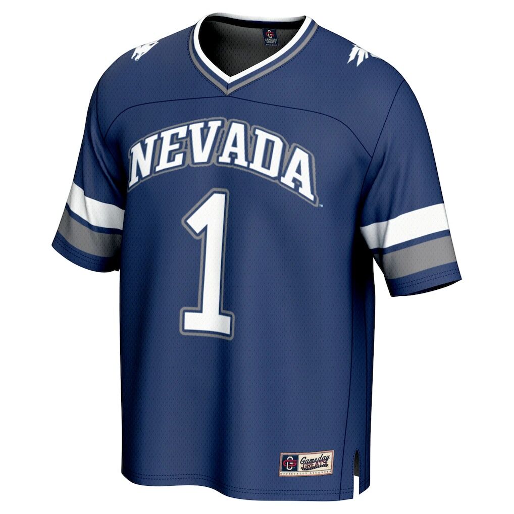#1 Nevada Wolf Pack GameDay Greats Unisex Lightweight Collegiate Football Fashion Jersey