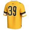 #39 Missouri Tigers GameDay Greats Lightweight Collegiate Football Fashion Jersey - Gold - Detail View