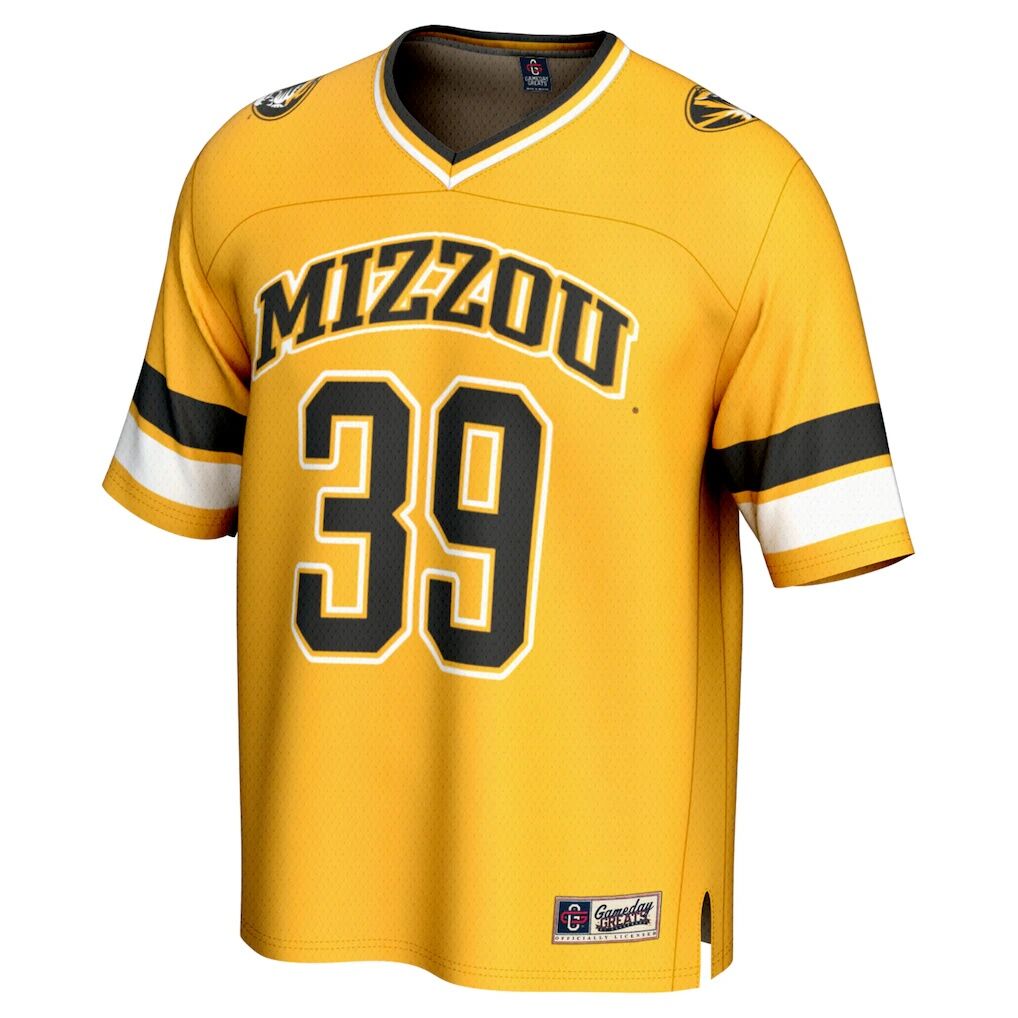 #39 Missouri Tigers GameDay Greats Lightweight Collegiate Football Fashion Jersey