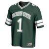 #1 Michigan State Spartans GameDay Greats Unisex Lightweight Collegiate Football Fashion Jersey - Green - Side View
