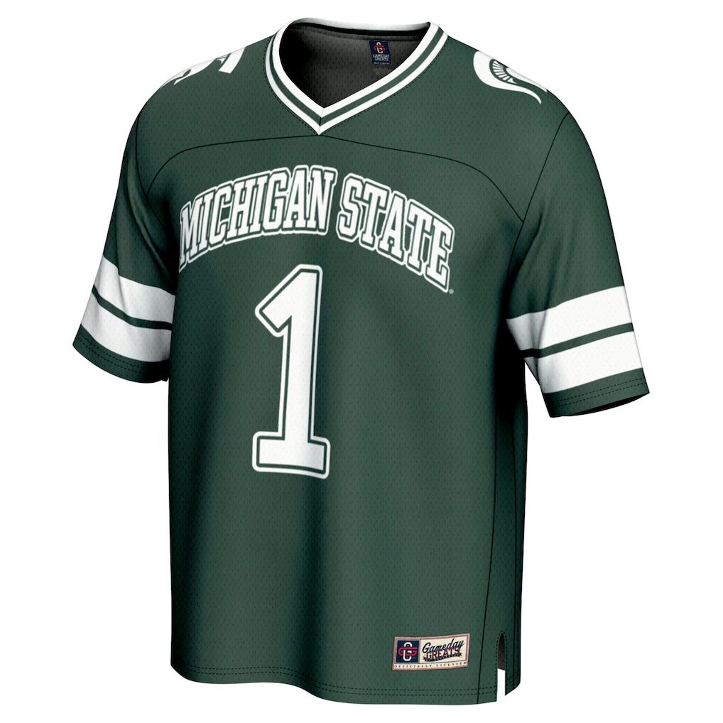 #1 Michigan State Spartans GameDay Greats Unisex Lightweight Collegiate Football Fashion Jersey