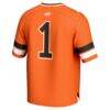 #1 Oklahoma State Cowboys GameDay Greats Youth Lightweight Collegiate Football Fashion Jersey - Orange - Detail View