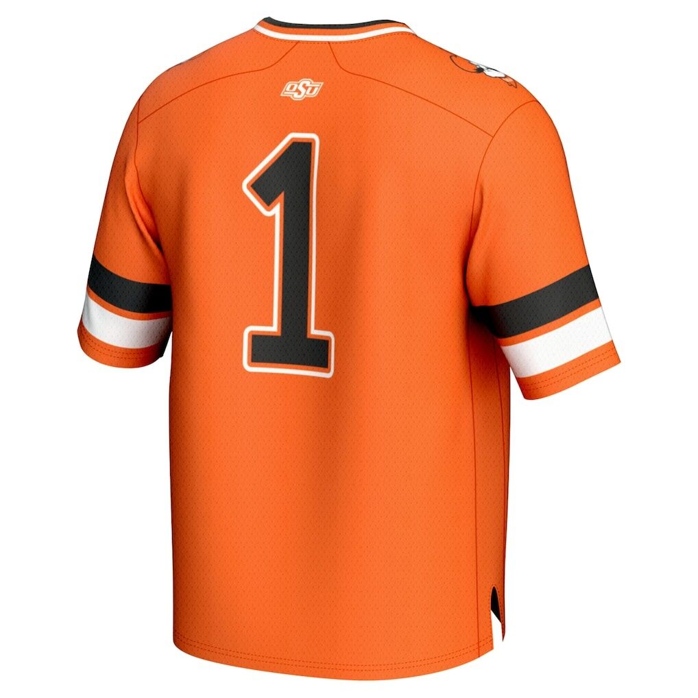 #1 Oklahoma State Cowboys GameDay Greats Youth Lightweight Collegiate Football Fashion Jersey