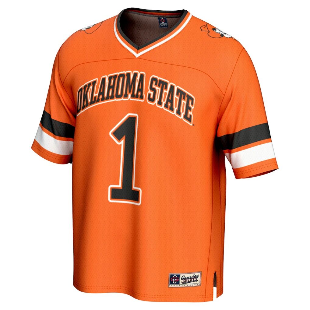 #1 Oklahoma State Cowboys GameDay Greats Youth Lightweight Collegiate Football Fashion Jersey