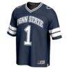 #1 Penn State Nittany Lions GameDay Greats Youth Lightweight Collegiate Football Fashion Jersey - Navy - Side View