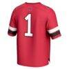 #1 Miami University RedHawks GameDay Greats Youth Lightweight Collegiate Football Fashion Jersey - Red - Detail View