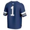#1 Nevada Wolf Pack GameDay Greats Youth Lightweight Collegiate Football Fashion Jersey - Navy - Detail View