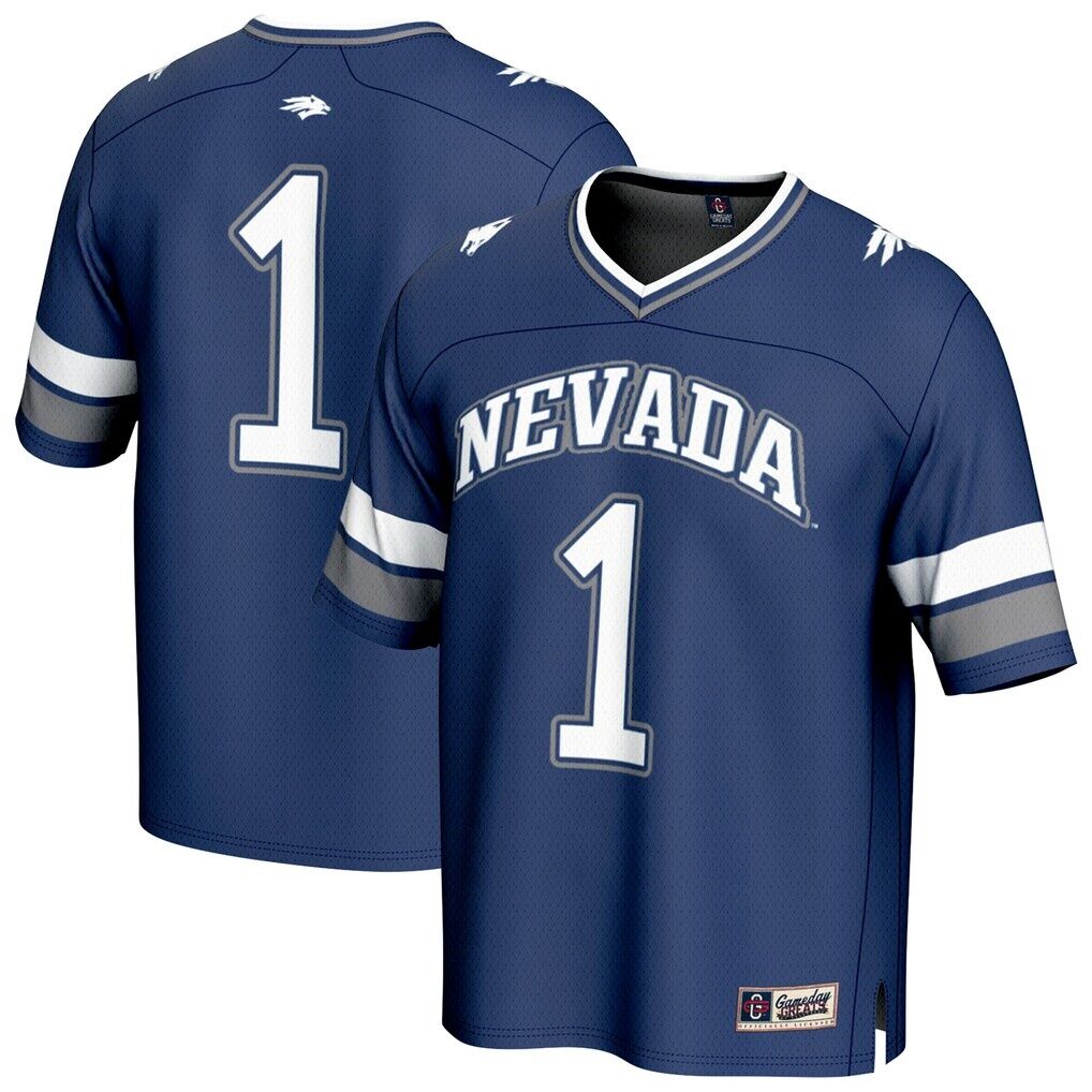 #1 Nevada Wolf Pack GameDay Greats Youth Lightweight Collegiate Football Fashion Jersey