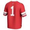 #1 Western Kentucky Hilltoppers GameDay Greats Youth Lightweight Collegiate Football Fashion Jersey - Red - Detail View
