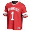 #1 Western Kentucky Hilltoppers GameDay Greats Youth Lightweight Collegiate Football Fashion Jersey - Red - Side View