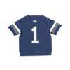 #1 Nevada Wolf Pack GameDay Greats Toddler Lightweight Collegiate Football Fashion Jersey - Navy - Detail View