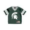 #1 Michigan State Spartans GameDay Greats Toddler Lightweight Collegiate Football Fashion Jersey - Green - Side View