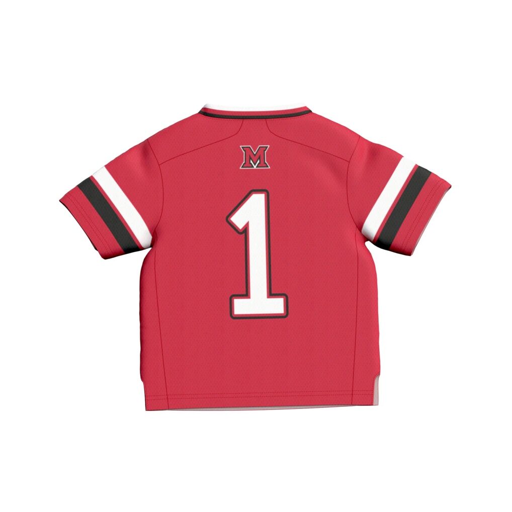 #1 Miami University RedHawks GameDay Greats Infant Lightweight Collegiate Football Fashion Jersey