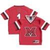 #1 Miami University RedHawks GameDay Greats Infant Lightweight Collegiate Football Fashion Jersey - Red - Front View