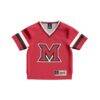 #1 Miami University RedHawks GameDay Greats Infant Lightweight Collegiate Football Fashion Jersey - Red - Side View
