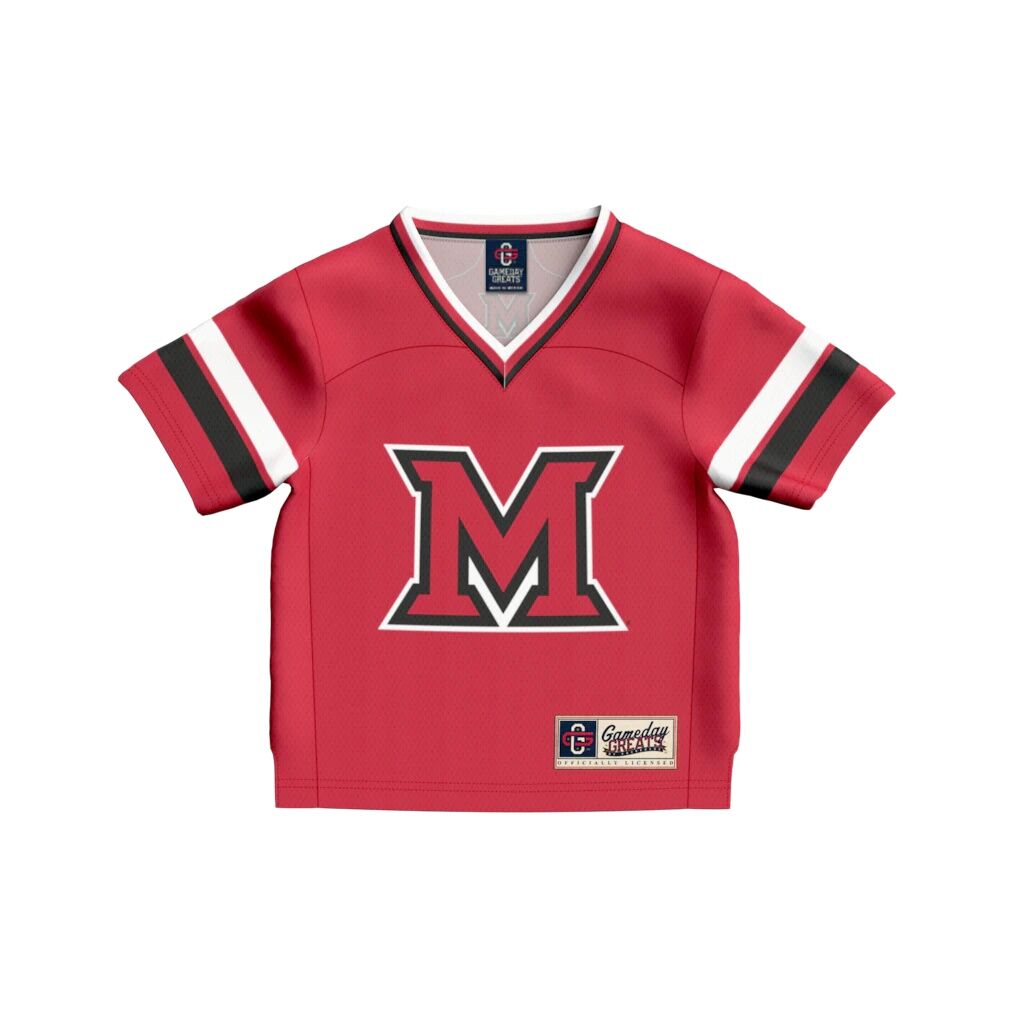 #1 Miami University RedHawks GameDay Greats Infant Lightweight Collegiate Football Fashion Jersey