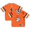 #1 Oklahoma State Cowboys GameDay Greats Infant Lightweight Collegiate Football Fashion Jersey - Orange - Front View