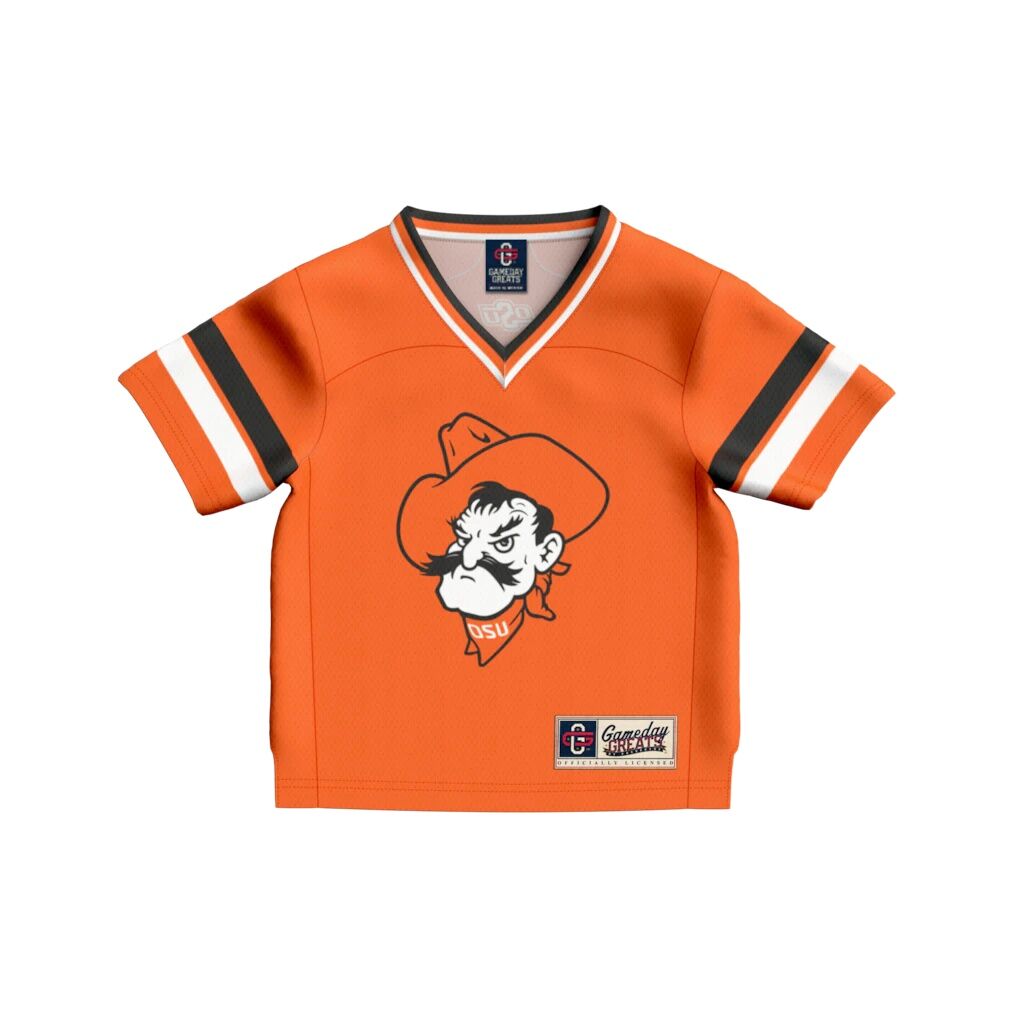 #1 Oklahoma State Cowboys GameDay Greats Infant Lightweight Collegiate Football Fashion Jersey