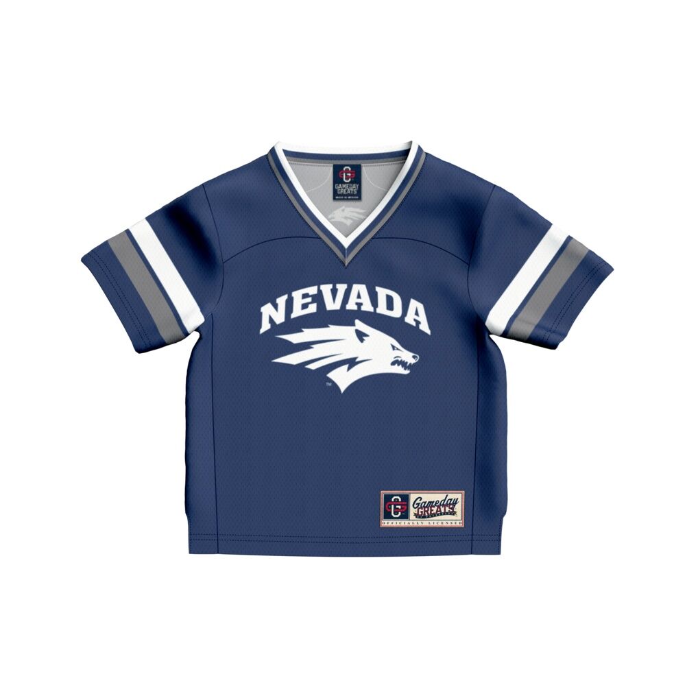 #1 Nevada Wolf Pack GameDay Greats Infant Lightweight Collegiate Football Fashion Jersey