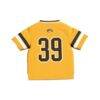 #39 Missouri Tigers GameDay Greats Infant Lightweight Collegiate Football Fashion Jersey - Gold - Detail View