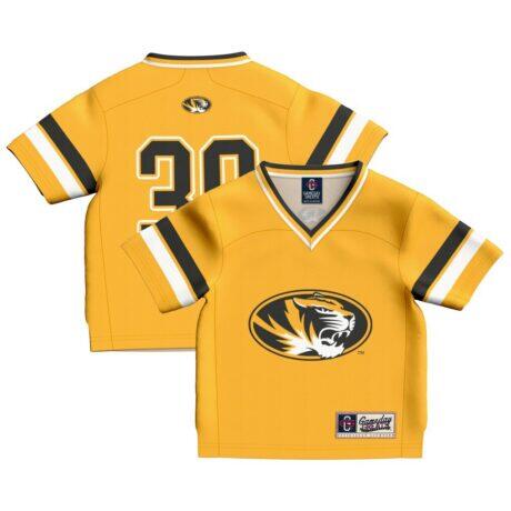 #39 Missouri Tigers GameDay Greats Infant Lightweight Collegiate Football Fashion Jersey - Gold - Front View
